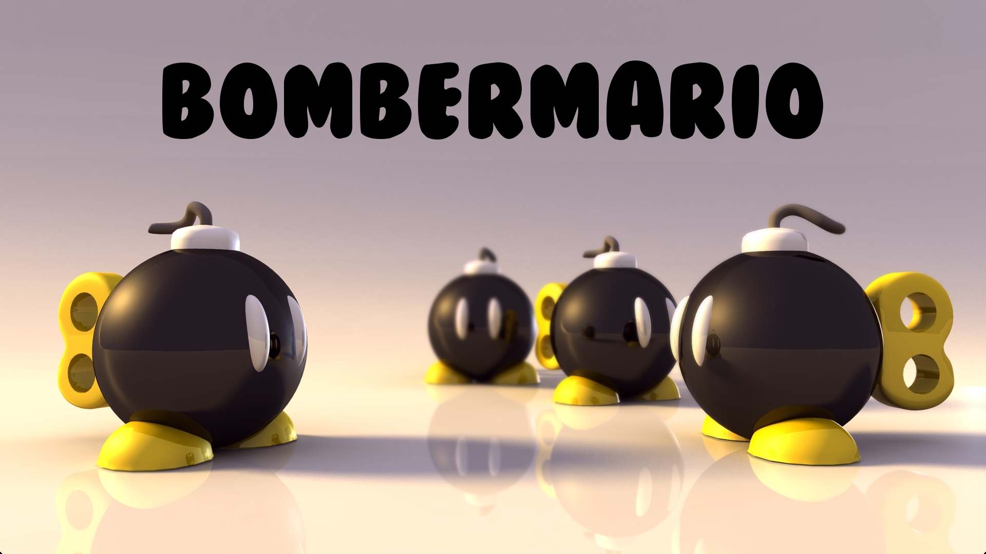 BomberMario, a first explosive project !